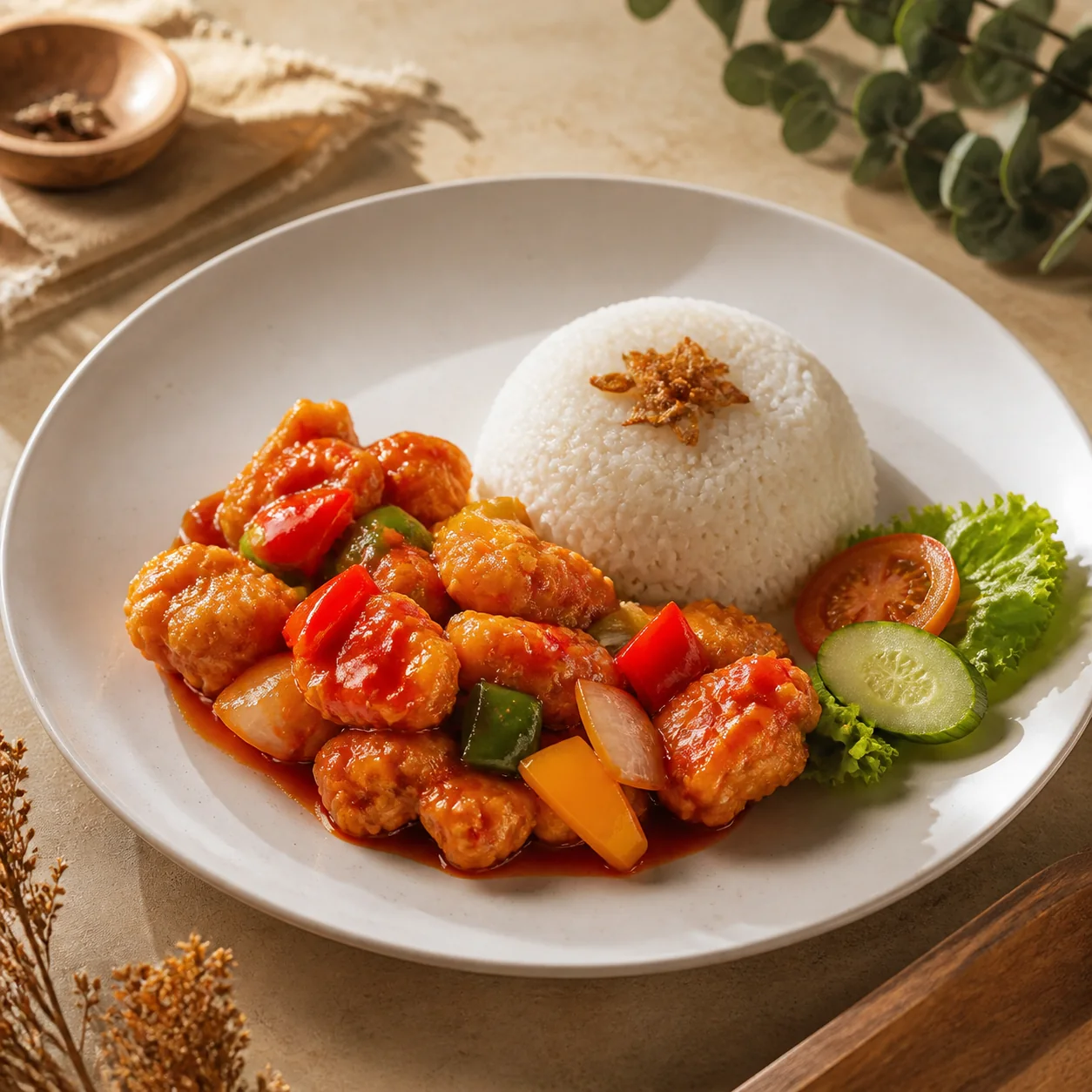 Ayam Asam Manis di PAL.21 Coffee