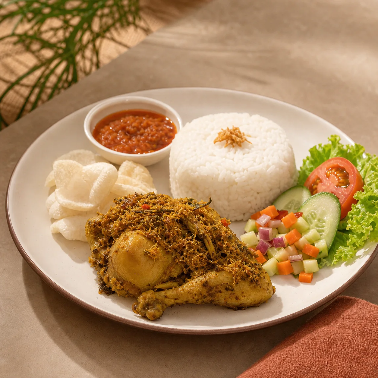 Ayam Betutu di PAL.21 Coffee