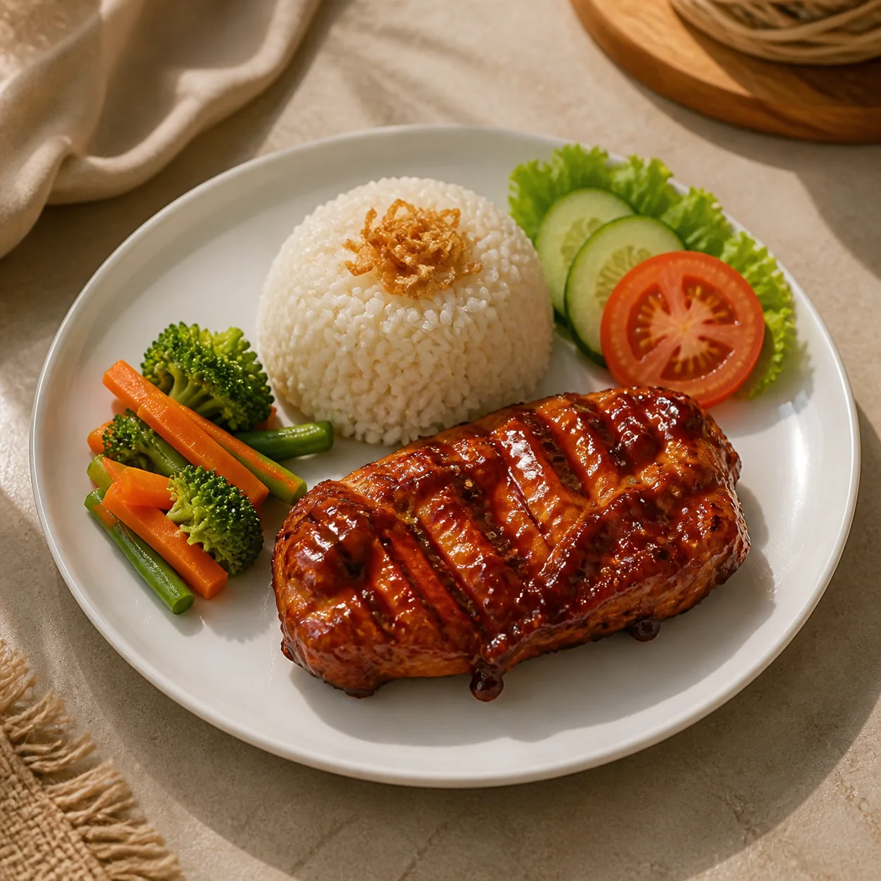 Ayam Saos Bakar di PAL.21 Coffee