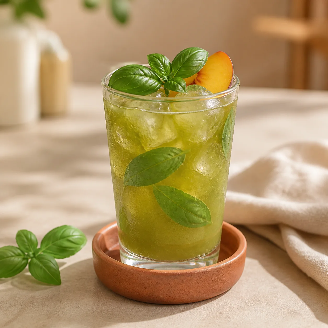 Basil Mocktail di PAL.21 Coffee