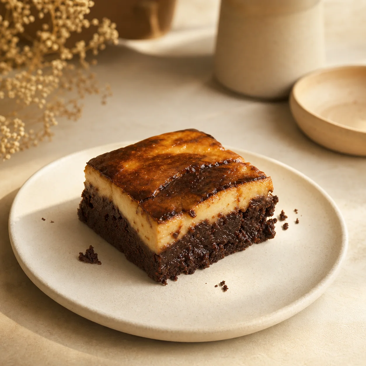 Burnt Cheese Cake Brownies di PAL.21 Coffee