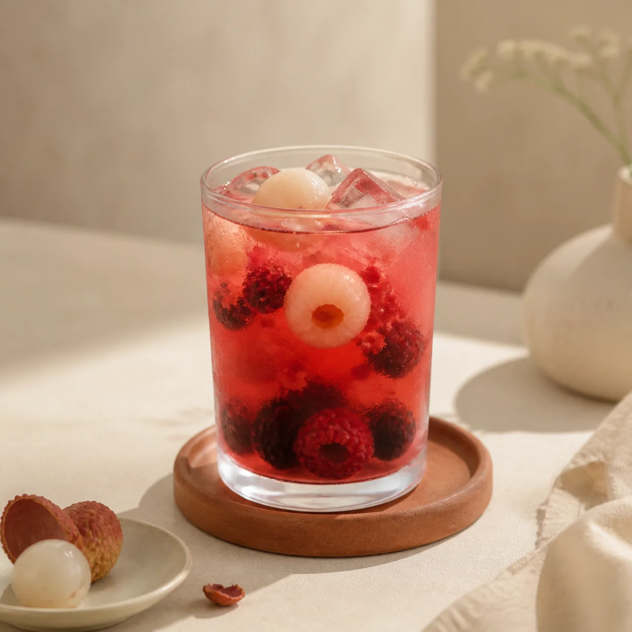 Lychee Berry Tea di PAL.21 Coffee