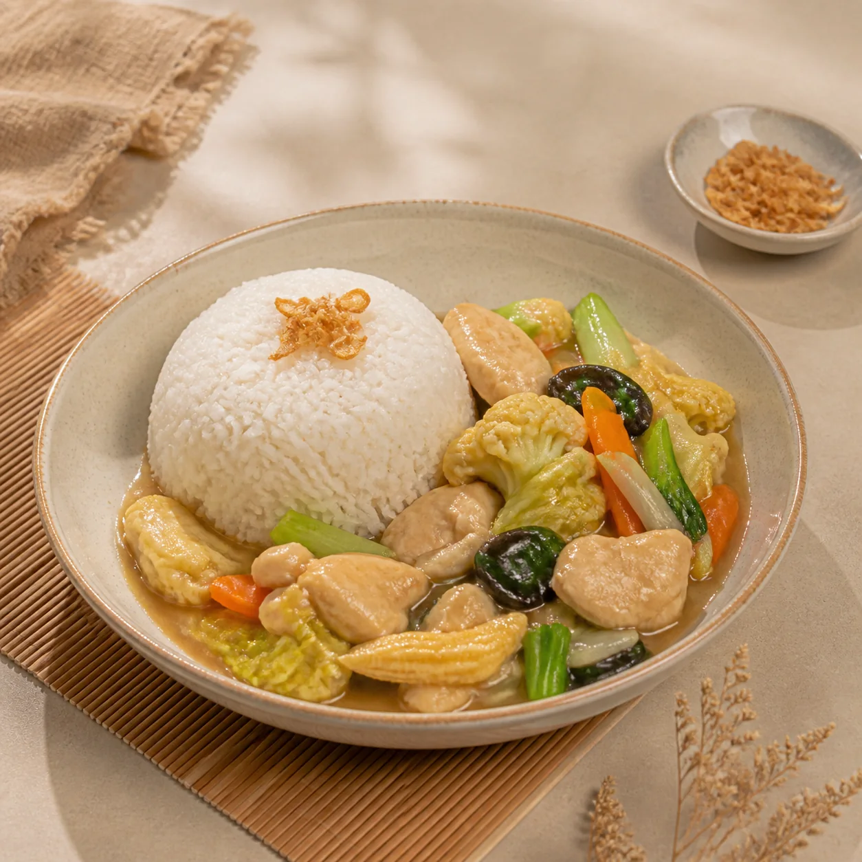 Nasi Capcay Ayam di PAL.21 Coffee
